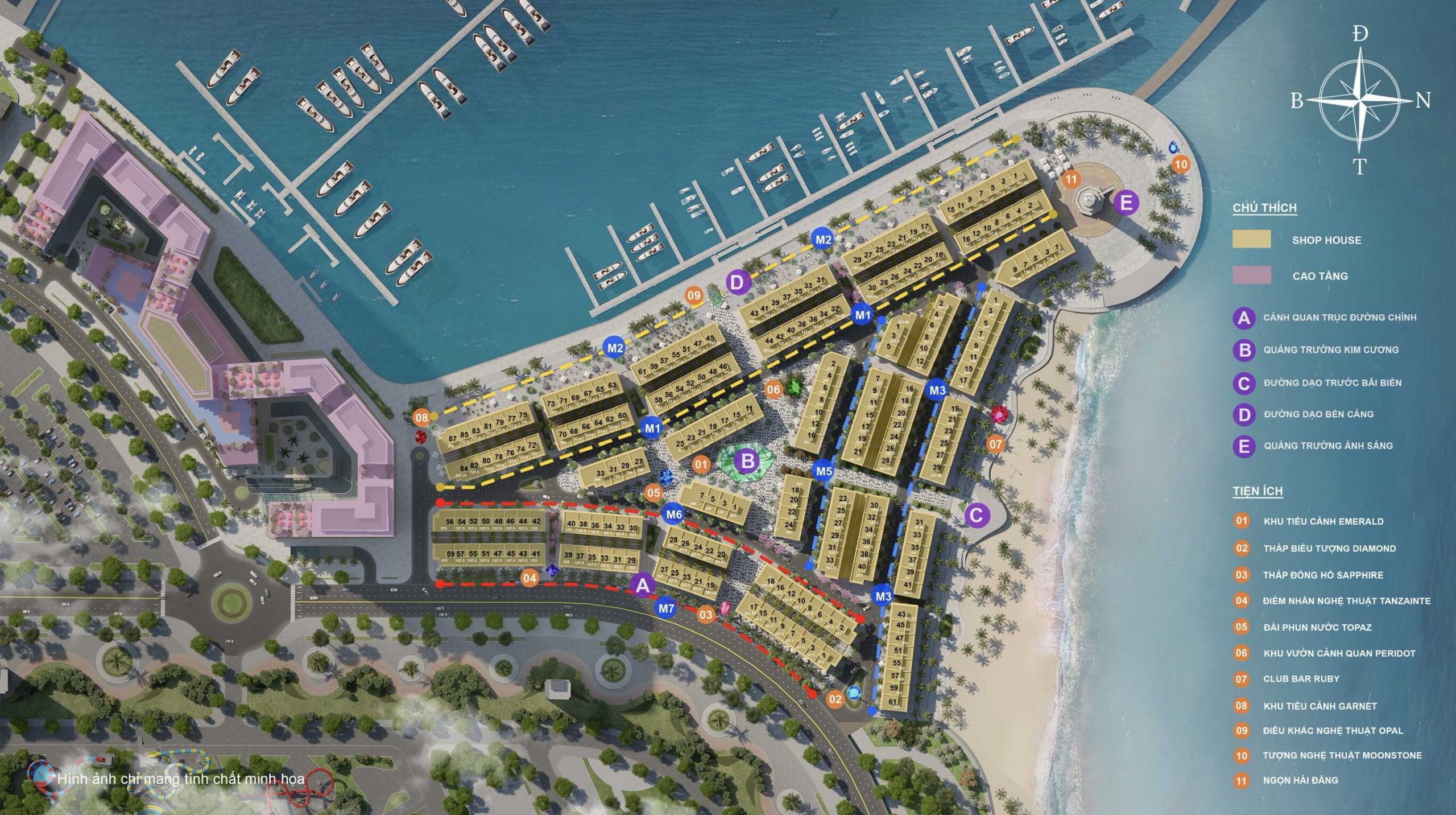 Shophouse Sun Marina Plaza – Phân khu mở bán đầu tiên tại Sun Grand Marina Hạ Long